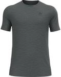 Odlo Herren Merino 160 Bl Crew Neck T-Shirt, odlo Steel Grey Melange, M