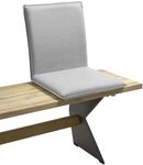 Niehoff Garden Sitzschale Nette, Batyline&reg; Eden grau, QDF-Schaum, 45 x 62 x 47 cm