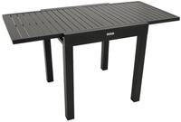 DEGAMO Balkontisch Ausziehtisch Alcudia 70/140x70cm, Aluminium anthrazitfarben,