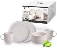 like. by Villeroy & Boch – Crafted Cotton Frühstücks-Set 6 teilig Weiß, like. by Villeroy & Boch – Crafted Cotton Frühstücks-Set 6 teilig Weiß,