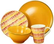 CreaTable, 22893, Serie MARBELLA, 16-teiliges Geschirrset f&uuml;r 4 Personen,