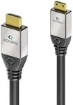 Sonero Premium High Speed Mini HDMI Kabel mit Ethernet, 1,00m, UltraHD / 4K / 60Hz,