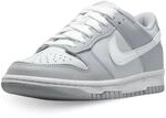 Nike Dunk Low (GS), Turnschuhe f&uuml;r Kinder und Jugendliche, Pure Platinum Wei&szlig; Wolf