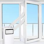 SHE03AIRSTPVT Fensterabdichtung f&uuml;r mobile Klimager&auml;te und Ablufttrockner, Hot Air
