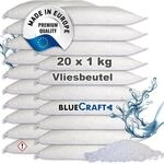 Bluecraft 20x 1kg Luft-Entfeuchter Granulat Nachf&uuml;llpack im Vliesbeutel