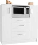 VCM K&uuml;chenschrank | Ma&szlig;e ca. H. 110 x B. 109 x T. 40 cm | Mikrowellenschrank...