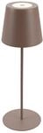 BRILONER - LED Tischlampe kabellos mit Touch, dimmbar in Stufen, h&ouml;henverstellbar,