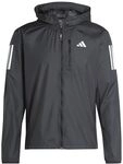 adidas Herren Own the Run Jacket, Black/White pocket, S
