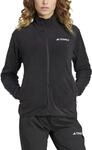 adidas Women's Terrex Multi Full Zip Fleece Jacket, Black, M