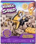 KINETIC SAND Baustellen Set - mit 454 g original kinetischem Sand aus Schweden,