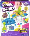 Kinetic Sand Squish N' Create Set - mit 382 g original magischem kinetischem Sand aus