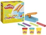 Play-Doh Knetwerk Starter Set, 3 x 56 g Dosen bunter Knetmasse, 2 Accessoires und