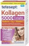 tetesept Kollagen 5000 Complex &ndash; Kollagenpulver mit Hyaluron, Q10 & Vitamin C 