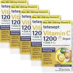 tetesept Vitamin C 1200 + Zink + D3 &ndash; Nahrungserg&auml;nzungsmittel mit Vitamin C, D3
