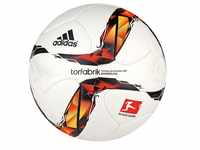 adidas Fußball Torfabrik Offizieller Spielball, White/Solar Red/Black/Solar...