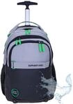 Elephant Schultrolley Rucksack Trolley M&auml;dchen 13048 CB Grau Gr&uuml;n | Hero Signature