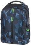 Walker Schulrucksack Elite 2.0 "Camo Anthrazit" mit 2 F&auml;chern, Zippfach am...