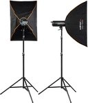 Walimex pro Campaigner 600 HS Set Double mit Integriertem 2.4 GHz Empfänger, 600 Ws, Walimex pro Campaigner 600 HS Set Double mit Integriertem 2.4 GHz Empfänger, 600 Ws,