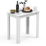 VCM Holz Esstisch | H. 76 x B. 80 x T. 50 cm | K&uuml;chentisch Speisetisch Tisch...