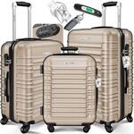 KESSER&reg; 3tlg. Hartschalenkofferset Hartschalenkoffer Reisekoffer Set Reisekofferset