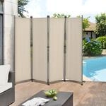 pro.tec Outdoor Trennwand 'Modica' 170 x 215cm - Paravent Sichtschutz Spanische Wand