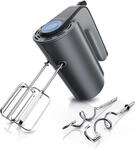 Arendo Elektrischer Handmixer 350W Mixer zum Backen &ndash; Handr&uuml;hrer mit 2
