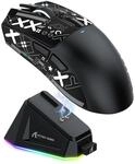 ATTACK SHARK X11 Gaming-Maus mit magnetischer Ladestation, PixArt PAW3311, BT/2.4G