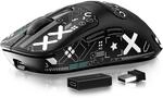 ATTACK SHARK X3 Pro 4K/8K Hz Maus, 49 g SUPERLEICHT, PixArt PAW3395 Gaming-Sensor,