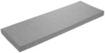sleepling Bankauflage 140x50 cm hellgrau, Sitzkissen Outdoor & Indoor, Bankpolster,