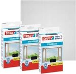 tesa Insect Stop Klett Fliegengitter f&uuml;r Fenster - Insektenschutz mit Klettband,