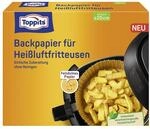 Toppits Air Fryer Backpapier Rund - 20 St&uuml;ck, f&uuml;r 4-8L K&ouml;rbe, Durchmesser 20cm