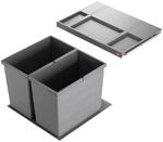 Hailo Abfallsammler 3301651 Einsatz | Allegro Abfalleimer 2fach flexiebel |...