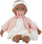 Little Dutch Babypuppe Puppe Noa 7-teiliges-Set (Puppenkleidung, Schnuller und