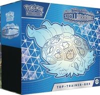 Pok&eacute;mon-Sammelkartenspiel: Top-Trainer-Box Karmesin & Purpur &ndash; Stellarkrone (1