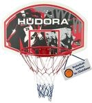 HUDORA Basketballkorb Set - Indoor & Outdoor Basketballkorb mit Brett - Basketball