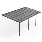 Juskys&reg; Terrassen&uuml;berdachung Borneo 6x3 m &mdash; Sonnenschutz aus Aluminium mit