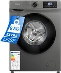 Bomann&reg; Waschmaschine 8kg | max. 1400 U/min | 10 Jahre Motor-Garantie | robuster,