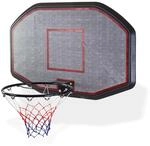 DEMA Basketballkorb XXL mit Brett, Basketballanlage wetterfest, stabil, inkl.