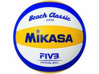 Mikasa Sports Unisex – Erwachsene strand klassisk Vx 30 Beachvolleyball, Blau...