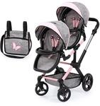Bayer Design 26733AA Zwillingspuppenwagen Twin XEO mit Tasche und Sonnendach,