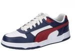PUMA Unisex Adults RBD Game Low Sneaker, Club Navy-Intense RED-WARM White, 41 EU