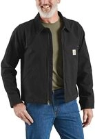 Carhartt Herren Rugged Flex Relaxed Fit Duck Detroit Jacke, Schwarz, XL