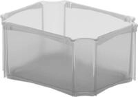 Surplus Systems Einsatzkasten f&uuml;r Eurobox 1/8, transparent Boxen, K&ouml;rbchen & Kisten