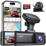 REDTIGER F7N 4K Dashcam mit WiFi Vorne 4K/2.5K und Hinten 1080P Dash Kamera 