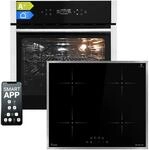 KKT KOLBE Autarkes Herdset | 60cm Einbaubackofen EB8313HC | 59cm Induktionskochfeld