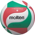 Molten Ball Wettspiel Volleyball Gr. 5, Wei&szlig;/Gr&uuml;n/Rot, 5, V5M4000
