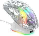 ATTACK SHARK X2 Pro Kabellose Gaming Maus mit Charging Station, Leise Maus