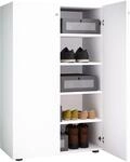 VCM Holz-Schuhschrank | Ma&szlig;e: H. 110 x B. 70 x T. 39 cm | Allzweckschrank | 5