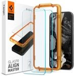 Spigen AlignMaster Schutzfolie kompatibel mit Google Pixel 8a, 2 St&uuml;ck, Kratzfest,