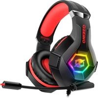 Ozeino Wired Gaming Headset f&uuml;r Ps4 Ps5 PC Kopfh&ouml;rer mit RGB Licht und Stereo